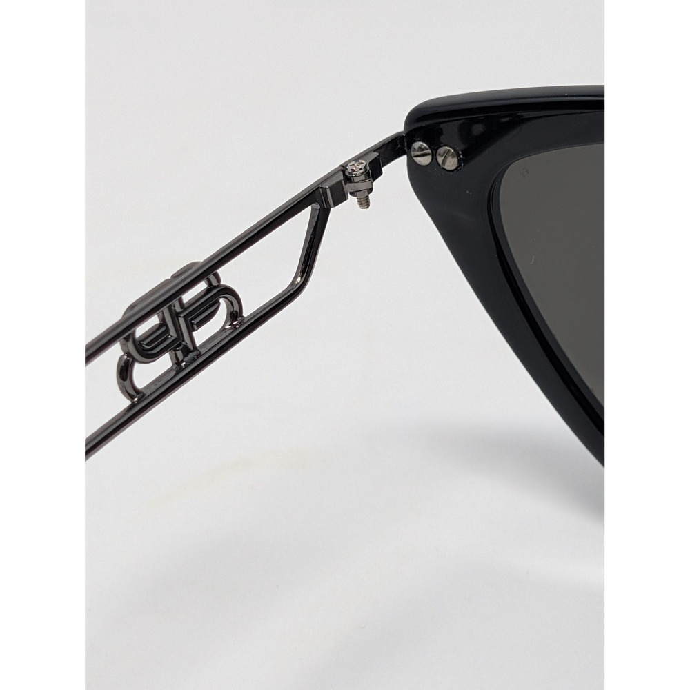 Balenciaga BB0052S Cat Eye Sunglasses Black BB Logo Made in Italy Vacation - Picture 7 of 13